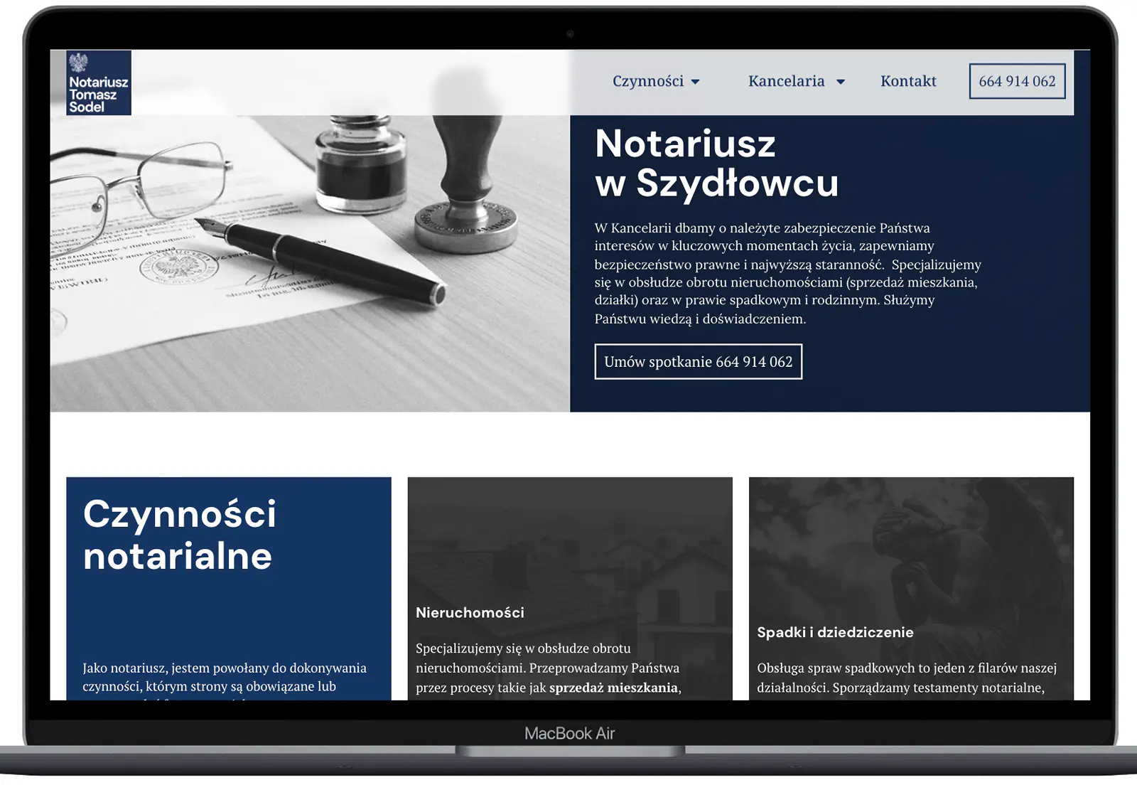 Strona internetowa notariusza 2